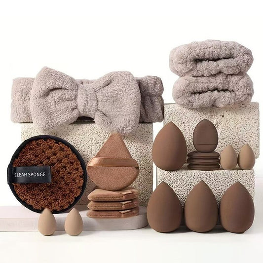 Beauty Makeup Tools + Sponge Set
