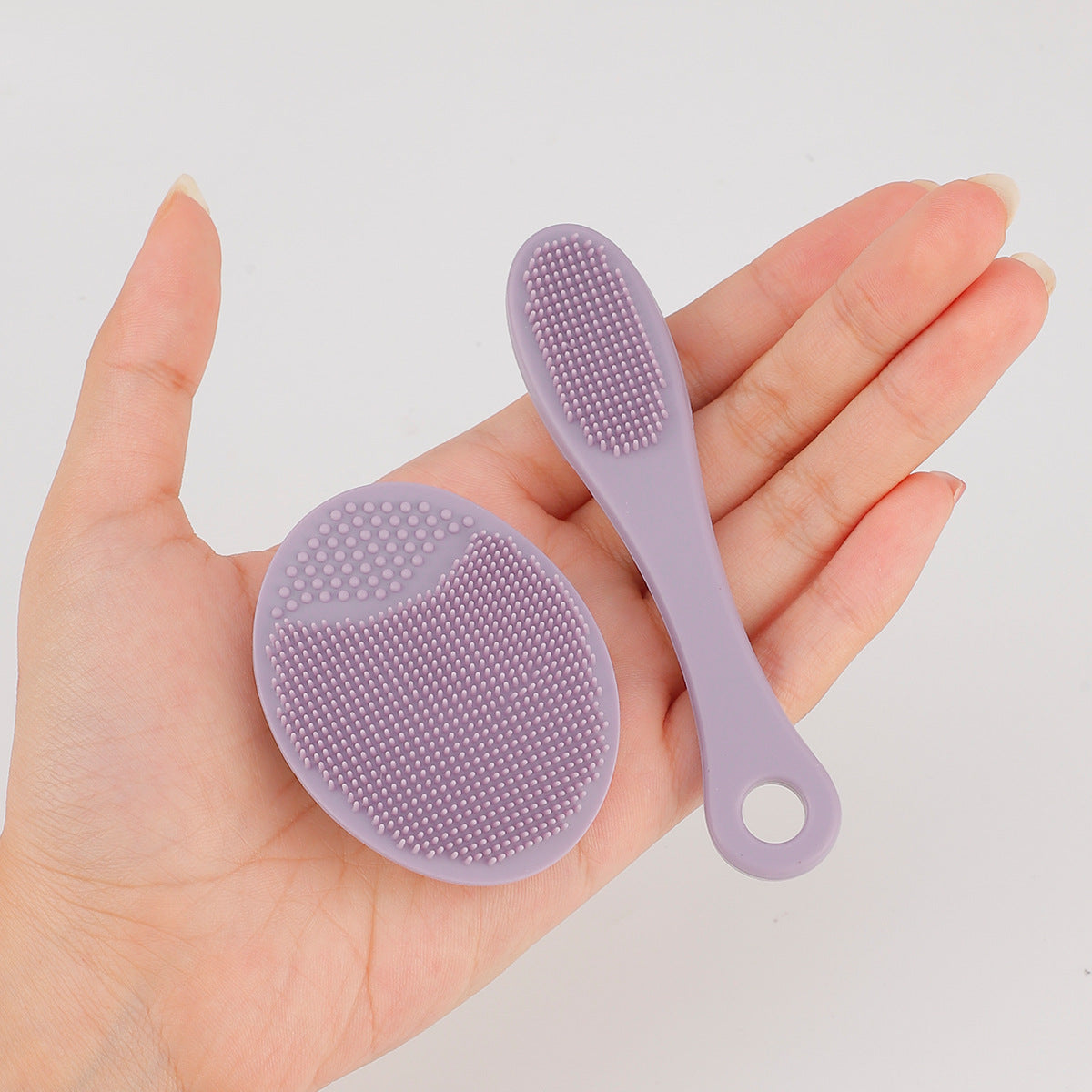 Silicone Facial Cleansing Brush with Nose Cleaner