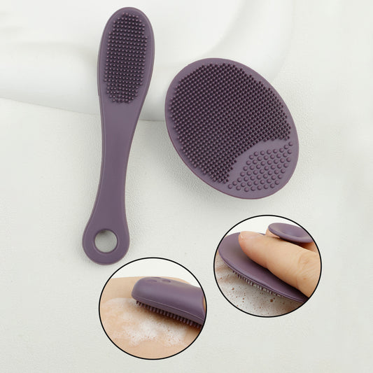 Silicone Facial Cleansing Brush with Nose Cleaner