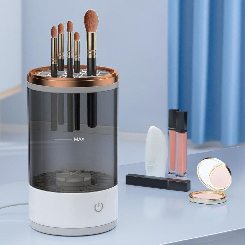 Electric Makeup Brush Cleaner - Clean Brushes, Flawless Skin Fast