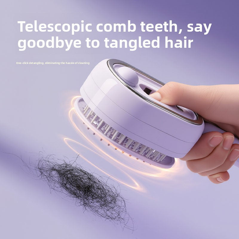 Steam Detangling Brush: Smooth, Shiny Hair in Minutes. No Pulling. No Cords.