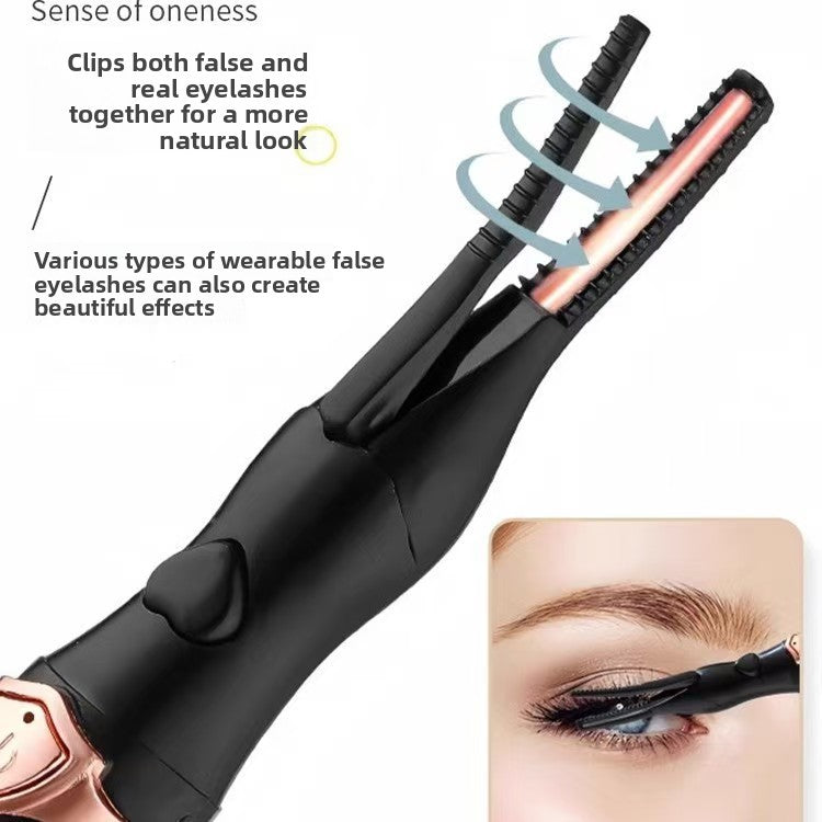 Rechargeable Heated Eyelash Curler - Lifted, curled lashes in seconds. No clamping, no pinching, no crimping.