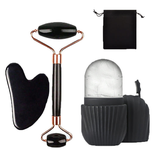 Facial Ice Roller and Scraping Board Set