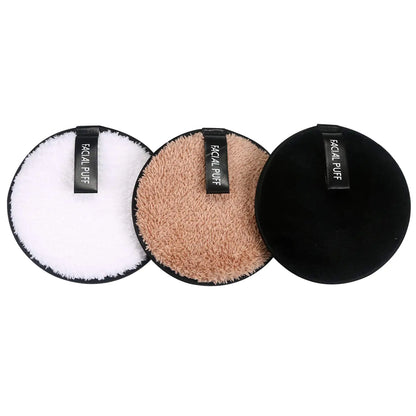 Vtrem 3 Colors Reusable Makeup Remover Pads