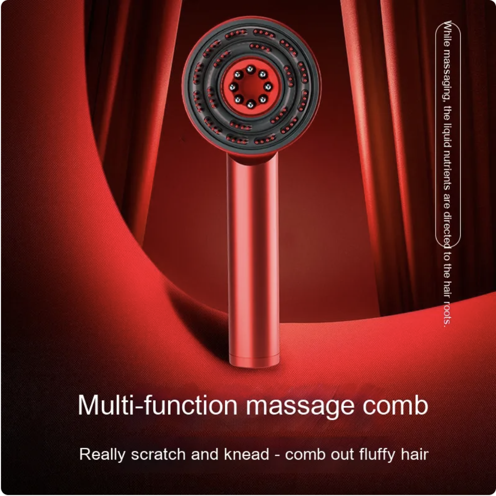 Infrared Hair Care Fluffy Comb & Scalp Massager — Healthy, Shiny Hair in Minutes!