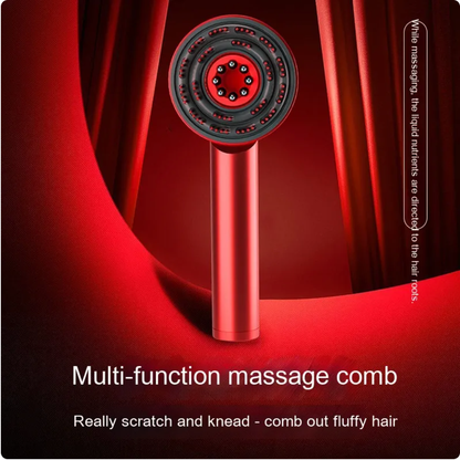 Infrared Hair Care Fluffy Comb & Scalp Massager — Healthy, Shiny Hair in Minutes!