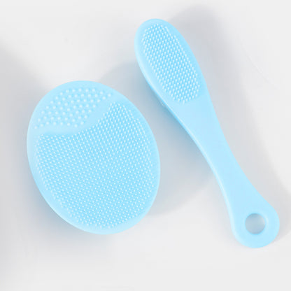 Silicone Facial Cleansing Brush with Nose Cleaner