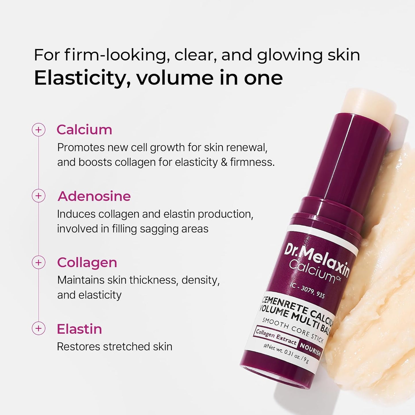 Dr. Melaxin Calcium Multi Balm Stick — Smooth Wrinkles & Lift Skin Instantly