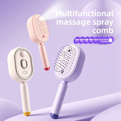 Steam Detangling Brush: Smooth, Shiny Hair in Minutes. No Pulling. No Cords.