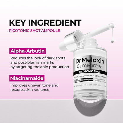 Dr. Melaxin Picotonic Shot Calcium Serum — Fade Dark Spots & Firm Skin Fast