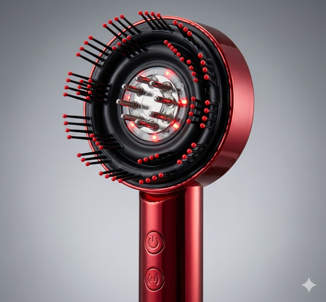Infrared Hair Care Fluffy Comb & Scalp Massager — Healthy, Shiny Hair in Minutes!