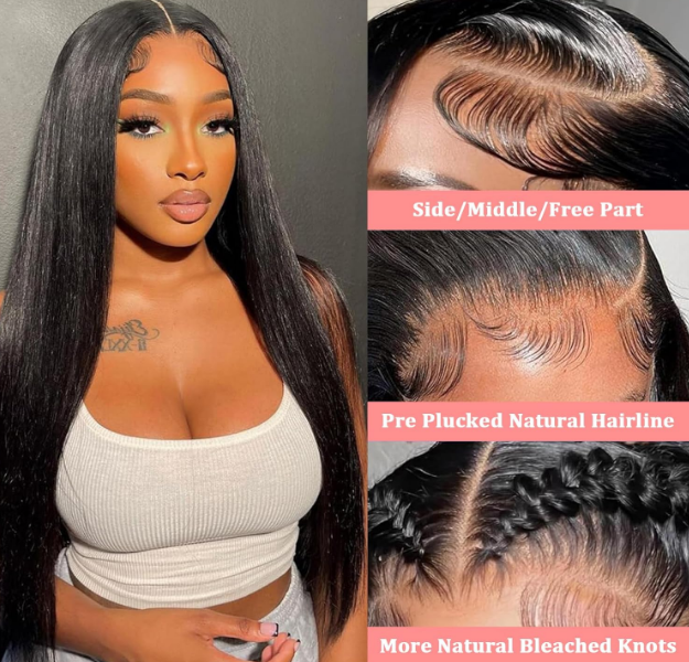 24” 13x6 HD Lace Front Wig — 200% Density, Full & Flawless Ready-to-Wear