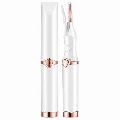 Rechargeable Heated Eyelash Curler - Lifted, curled lashes in seconds. No clamping, no pinching, no crimping.