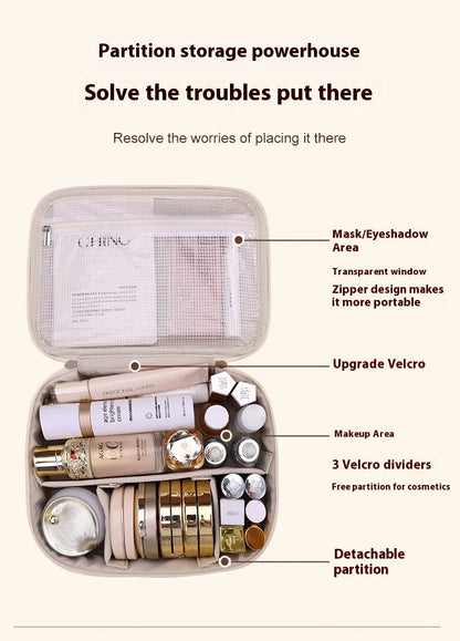 Large-Capacity Multifunctional Makeup Bag