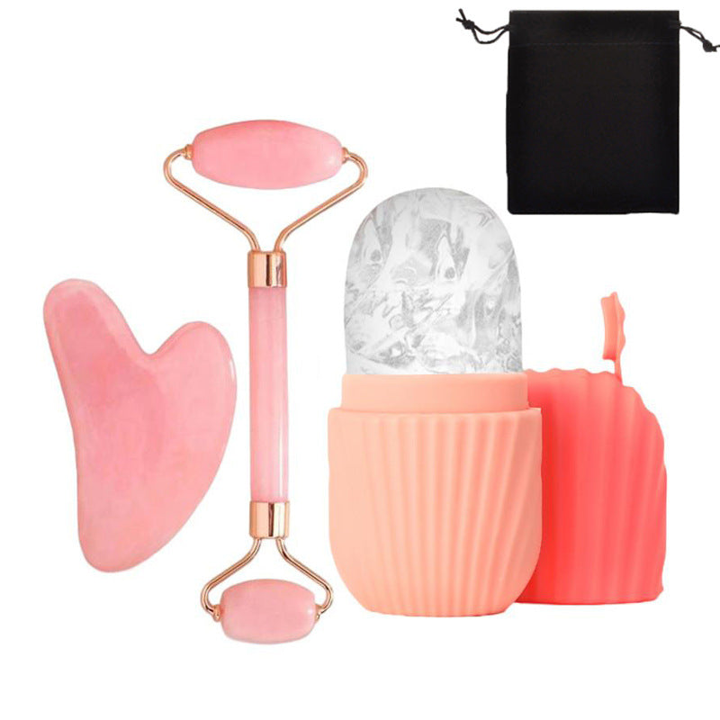 Facial Ice Roller and Scraping Board Set