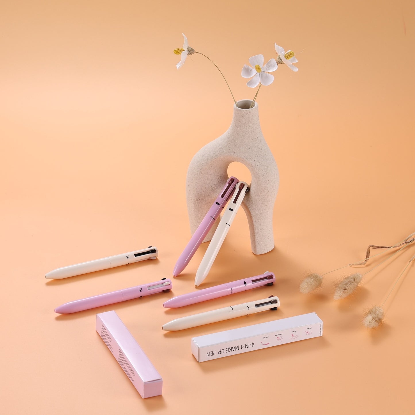 Four-in-One Multifunctional Cosmetic Pen - All Your Makeup Essentials in One