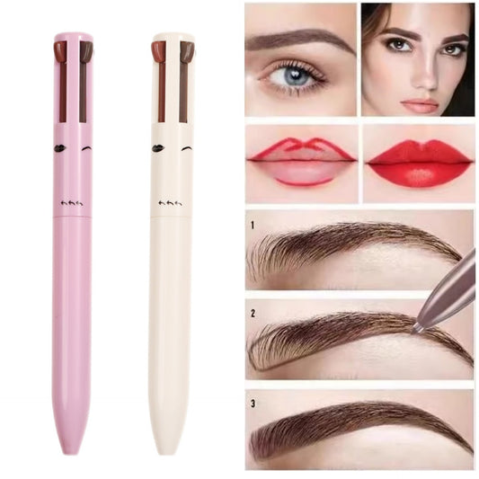 Four-in-One Multifunctional Cosmetic Pen - All Your Makeup Essentials in One