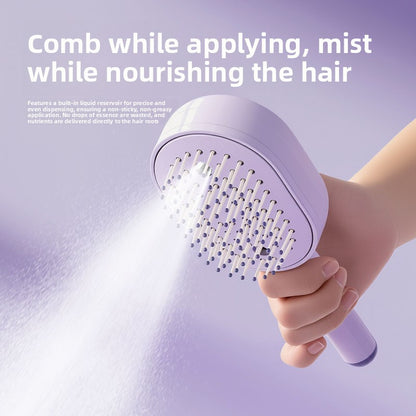 Steam Detangling Brush: Smooth, Shiny Hair in Minutes. No Pulling. No Cords.