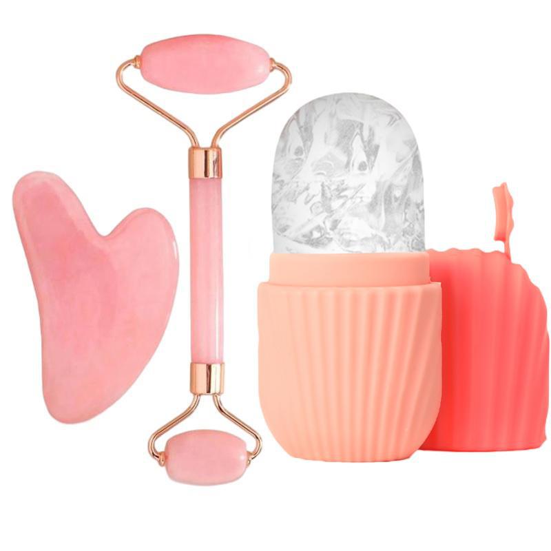 Facial Ice Roller and Scraping Board Set