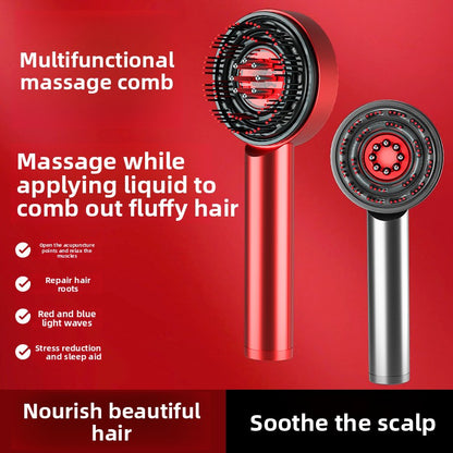 Infrared Hair Care Fluffy Comb & Scalp Massager - Healthy, Shiny Hair in Minutes!