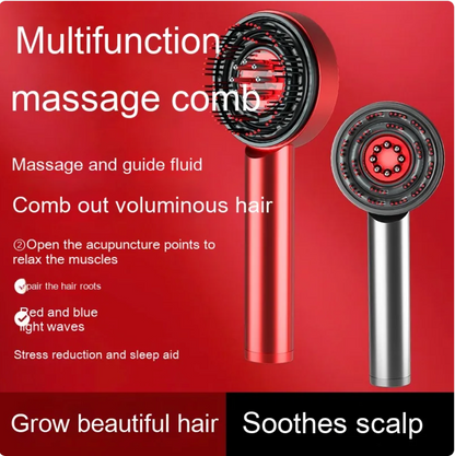 Infrared Hair Care Fluffy Comb & Scalp Massager — Healthy, Shiny Hair in Minutes!