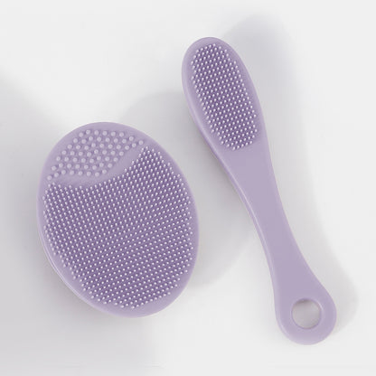Silicone Facial Cleansing Brush with Nose Cleaner