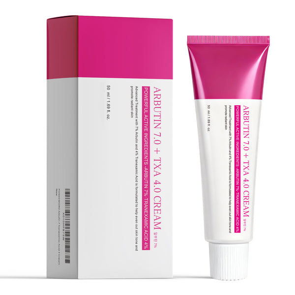 Arbutin 7% + Tranexamic Acid 4% Cream — Fade Dark Spots & Even Skin Tone