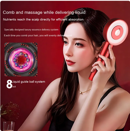 Infrared Hair Care Fluffy Comb & Scalp Massager — Healthy, Shiny Hair in Minutes!