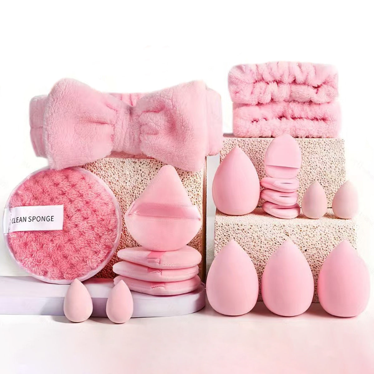 Beauty Makeup Tools + Sponge Set