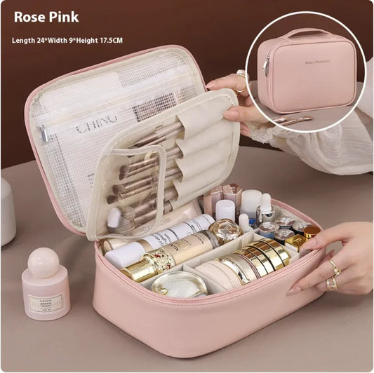 Large-Capacity Multifunctional Makeup Bag